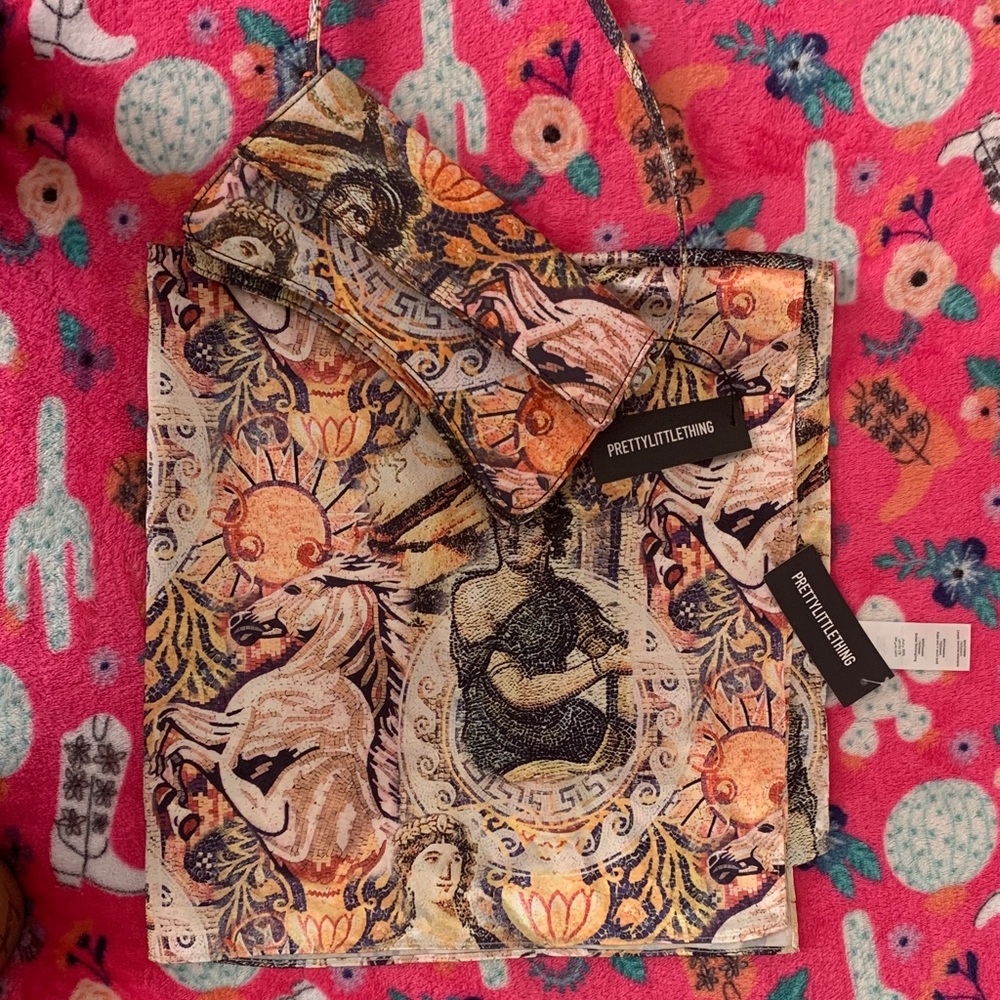 PrettyLittleThing Artistic Tapestry Bag Set